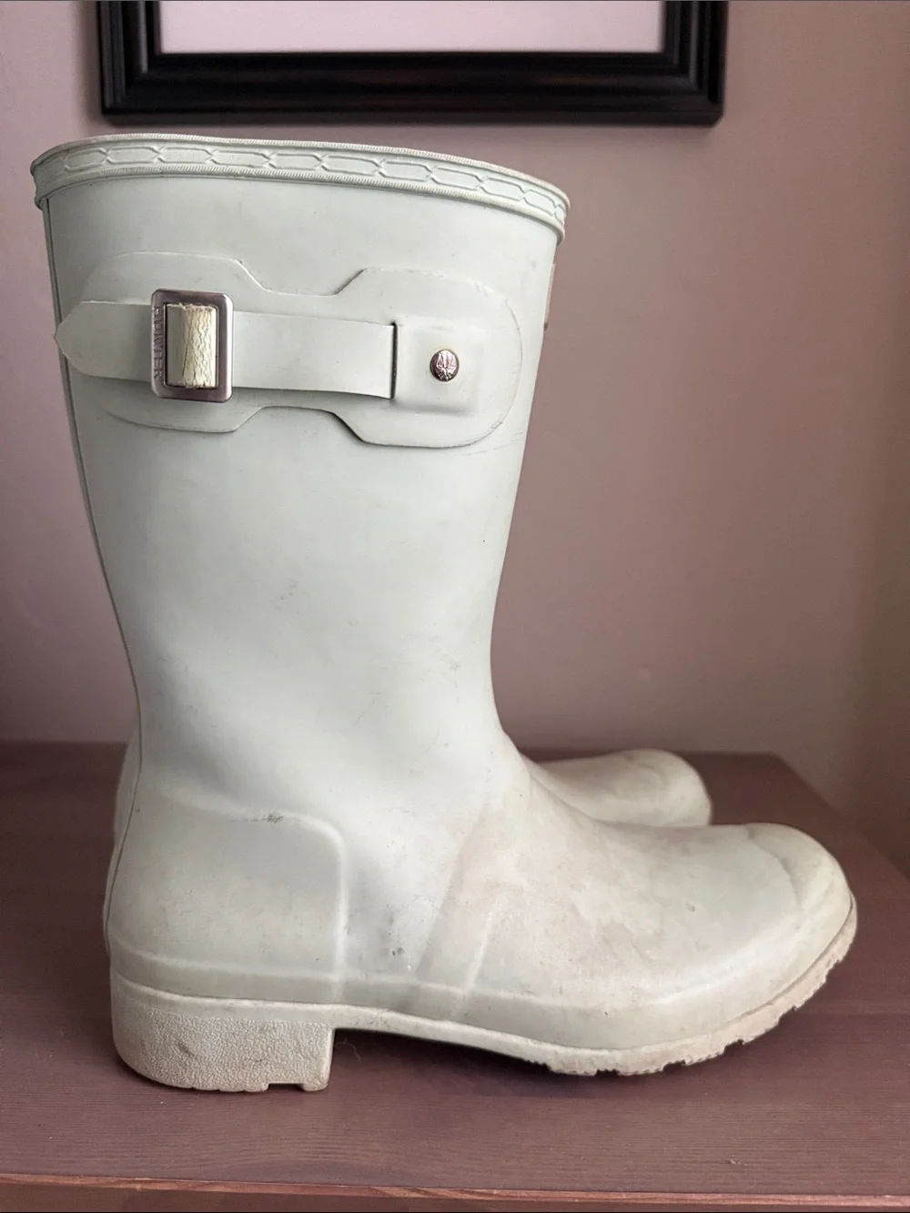 Hunter Mint Green Women's Rain Boots